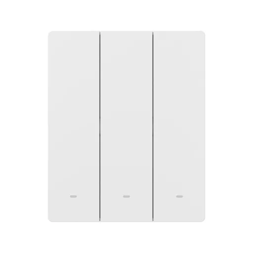 Sonoff SwitchMan M5 – villanykapcsoló, 3 áramkörös, sorolható, Wi-Fi, Matter, fehér (M5-3C-80W)