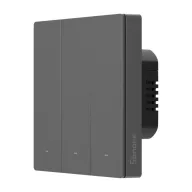   Sonoff SwitchMan M5 – villanykapcsoló, 3 áramkörös, Wi-Fi, Matter, szürke (M5-3C-86M)