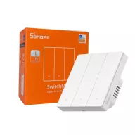   Sonoff SwitchMan M5 – villanykapcsoló, 3 áramkörös, Zigbee, fehér (ZBM5-3C-86W)