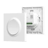   Sonoff Orb-MW2 Wall Switch – villanykapcsoló + relé modul, 2 áramkörös, Wi-Fi, Matter, fehér (MINI-2GS-E)