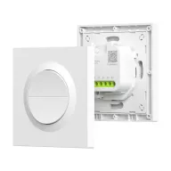   Sonoff Orb-ZBW2 Wall Switch – kapcsoló + relé modul, 2 áramkörös, Zigbee, fehér (MINI-ZB2GS-E)