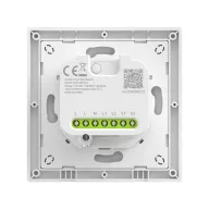   Sonoff Orb-ZBW2 Wall Switch – kapcsoló + relé modul, 2 áramkörös, Zigbee, fehér (MINI-ZB2GS-E)