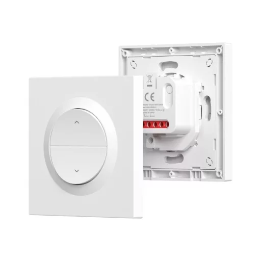 Sonoff Orb-ZBRBS Roller Shutter Wall Switch – redőnykapcsoló + relé modul, Zigbee, fehér (MINI-ZBRBS-E)
