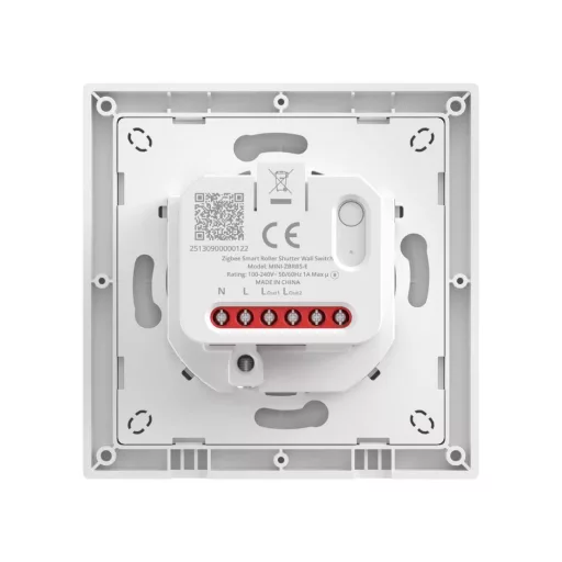 Sonoff Orb-ZBRBS Roller Shutter Wall Switch – redőnykapcsoló + relé modul, Zigbee, fehér (MINI-ZBRBS-E)