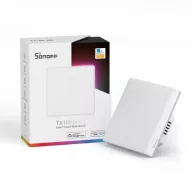   Sonoff TX Ultimate T52C – villanykapcsoló, 2 gombos, érintős, Wi-Fi, eWeLink-Remote, fehér (T5-2C-86)
