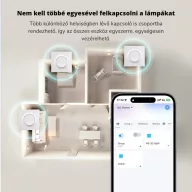   Sonoff Fusion Orb-ZBW1L – okos kapcsoló, csak fázis, Zigbee, fehér (ZBMINIL2-E)