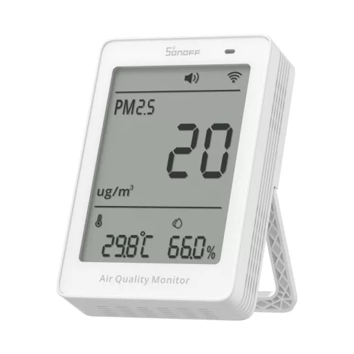 Sonoff AirGuard PM2.5/PM10 – SAWF-07P levegőminőség érzékelő, Wi-Fi, Matter (SAWF-07P)