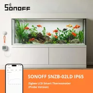   Sonoff SNZB-02LD – hőmérő, kültéri, LCD kijelzős, érzékelőszondás, IP65, Zigbee