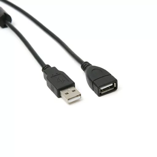 Sonoff USB kábel hosszabító, 1,5m hosszú, papa/mama, fekete