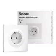   Sonoff Fusion Orb – konnektor, fali aljzat, hagyományos, Fusion Orb kerethez, fehér (WS01STPF-E)