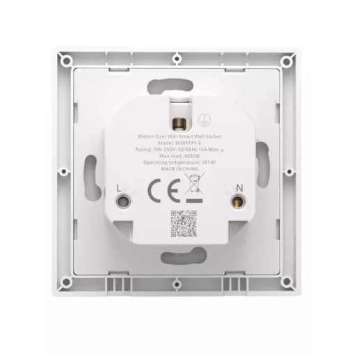 Sonoff Fusion Orb – okos konnektor, Fusion Orb kerethez, fogyasztás méréssel, Wi-Fi, Matter, fehér (WS01TPF-E)