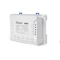   Sonoff 4CH PRO R3 – okos relé modul, 4 áramkörös, impulzuskapcsolással, NO/NC, DIN-sines, Wi-Fi, RF 433 MHz (4CHPROR3)