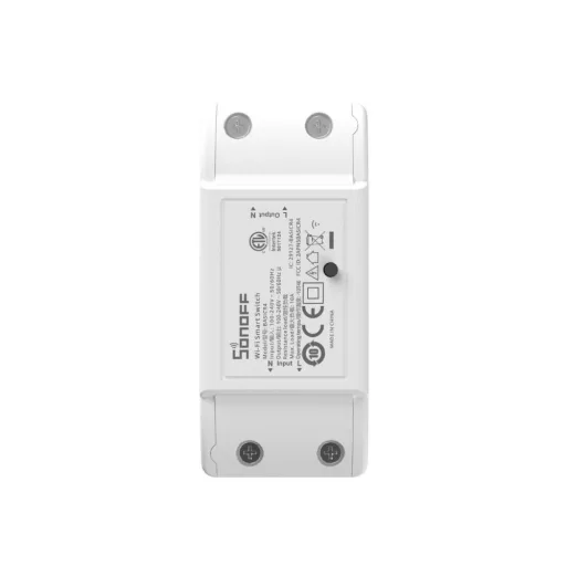 Sonoff Basic R4 – relé modul, 1 áramkörös, Wi-Fi, eWeLink-Remote (BASICR4)