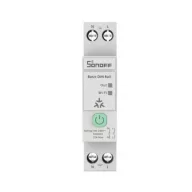   Sonoff Basic DIN Rail – relé modul, fogyasztásmérős, DIN-sínes, 32A, Wi-Fi, Bluetooth, Matter (BASIC-1GSP)
