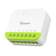   Sonoff MINI DUO Smart Switch – relé modul, 2 áramkörös, fázis+nulla, Zigbee (MINI-ZB2GS)