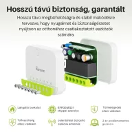   Sonoff MINI DUO Smart Switch – relé modul, 2 áramkörös, fázis+nulla, Zigbee (MINI-ZB2GS)