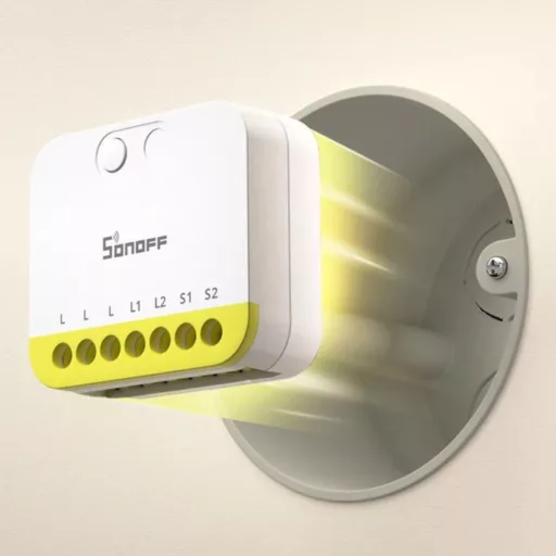 Sonoff MINI DUO-L Smart Switch – relé modul, 2 áramkörös, csak fázis, Zigbee (MINI-ZB2GS-L)