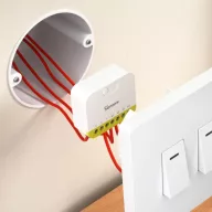   Sonoff MINI DUO-L Smart Switch – relé modul, 2 áramkörös, csak fázis, Zigbee (MINI-ZB2GS-L)
