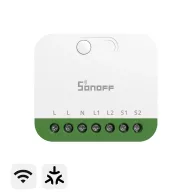   Sonoff MINI DUO Smart Switch – relé modul, 2 áramkörös, Wi-Fi, Matter (MINI-2GS)