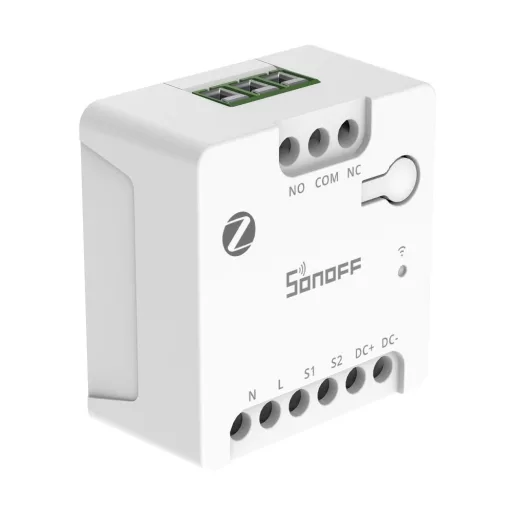 Sonoff Zigbee Dry Contact Switch – mini relé modul, NO/NC kimenettel, Zigbee (MINI-ZBD)