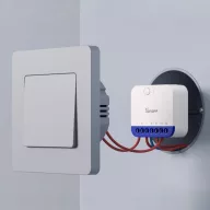   Sonoff MINI-DIM Dimmer Switch – relé modul, fényerőszabályzó, fogyasztásmérős, Wi-Fi, Matter (MINI-DIM)