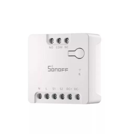 Sonoff MINI-D Dry Switch – relé modul, feszültségmentes kimenettel, Wi-Fi, eWeLink-Remote, Matter (MINI-D)