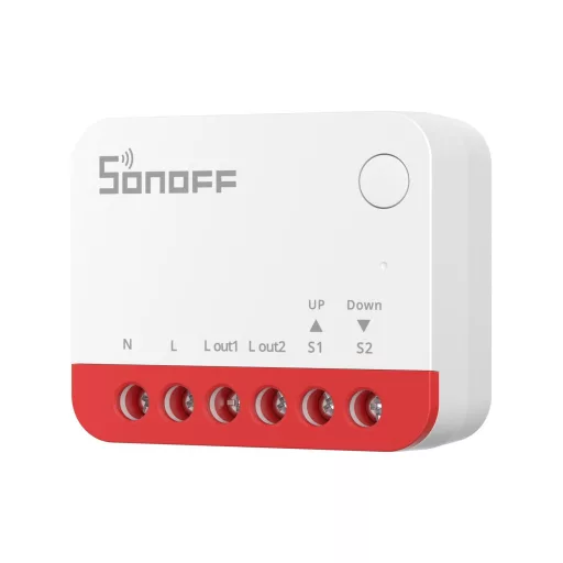 Sonoff MINI-ZBRBS Roller Shutter Switch – relé modul, redőnyvezérlő, Zigbee (MINI-ZBRBS)