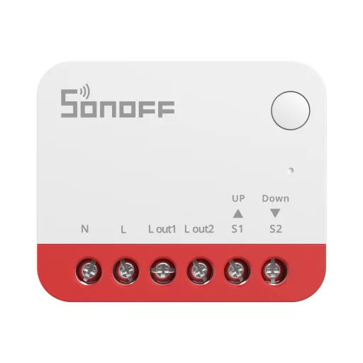 Sonoff MINI-ZBRBS Roller Shutter Switch – relé modul, redőnyvezérlő, Zigbee (MINI-ZBRBS)