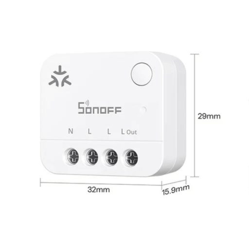 Sonoff Matter Over WiFi Power Meter  – 1 áramkörös fogyasztásmérő, Matter, Wi-Fi (MINI-1GP)