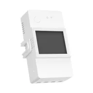  Sonoff POW Elite 20D – relé modul, kijelzővel, fogyasztásmérős, DIN-sines, 20A, Wi-Fi (POWR320D)