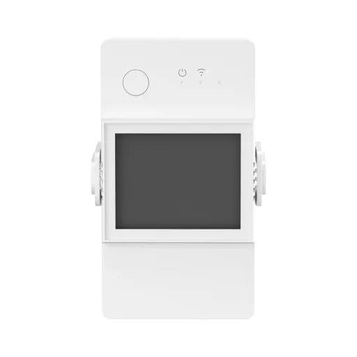 Sonoff POW Elite 20D – relé modul, kijelzővel, fogyasztásmérős, DIN-sines, 20A, Wi-Fi (POWR320D)