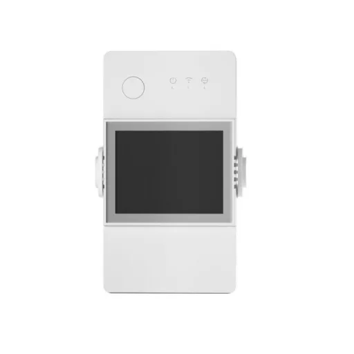 Sonoff TH16 Elite R3 – relé modul, kijelzővel, hőmérő bemenettel, DIN-sines, 16A, Wi-Fi (THR316D)