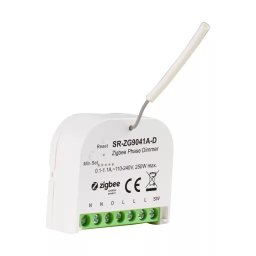 Sunricher retrofit dimmer modul, 230V csak fázis, 250W, Zigbee (SR-ZG9041A-D)