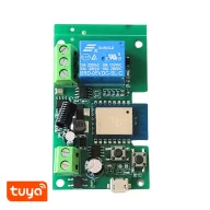   TuyaSmart 1CH 5V-32V AC/DC – egy áramkörös, Wi-Fi, RF, NO/NC okosrelé