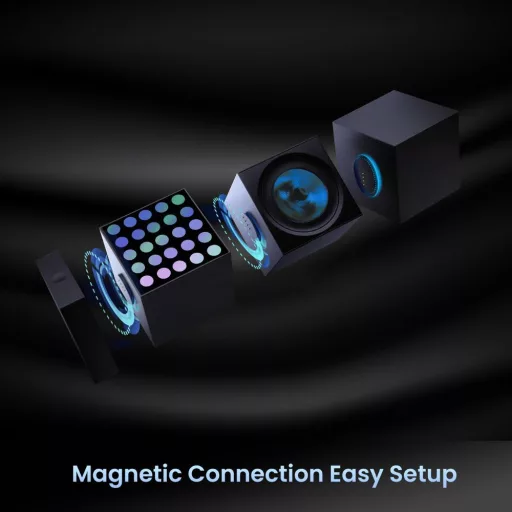 Yeelight Cube PANEL Extension – lámpa, RGB LED asztali gamer dekorációs lámpa, kiegészítő (YLFWD-0006)